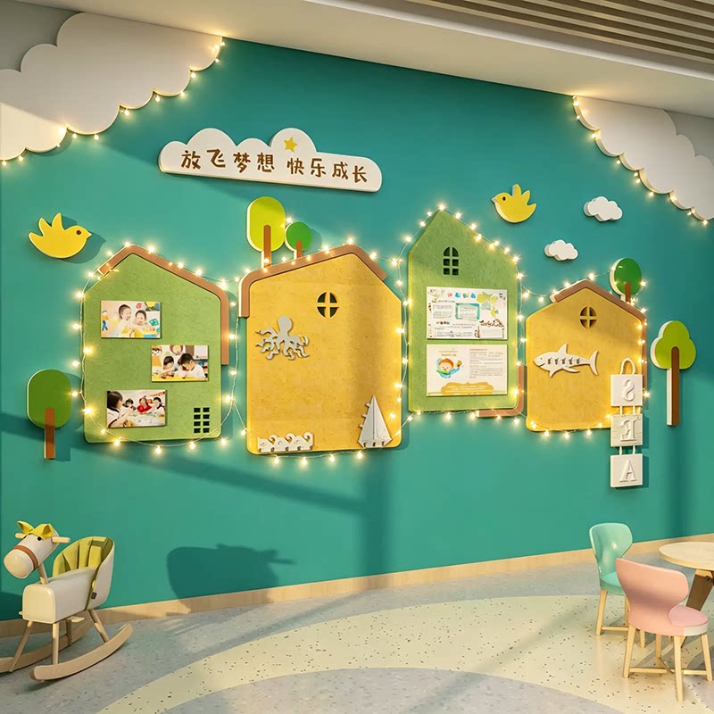 毛毡板墙贴教室幼儿园环创成品