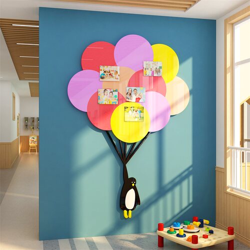 主题材料美术托管班幼儿园环创