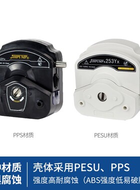 杰恒153Yx/253Yx易装型白色/黑色蠕动泵泵头0-3000ml/蠕动泵头