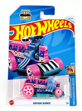风火轮HotWheels BIRTHDAY BURNER 粉 2024-146