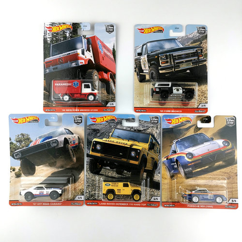 风火轮HotWheels荒野地带奔驰乌尼莫克福特路虎卫士科迈罗FPY86-Q