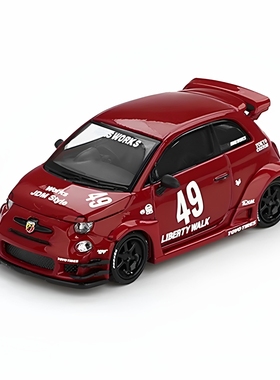 MINIGT 1:64 LB-WORKS x Abas Works ABARTH 595 红色