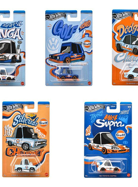 风火轮HotWheels高普Q版海湾石油高尔夫战马速霸雪佛兰 GDG44-L