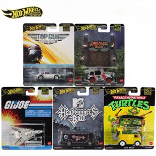 风火轮HotWheel 复古流行文化保时捷摇滚巴士牧马人合金车HXD63-K