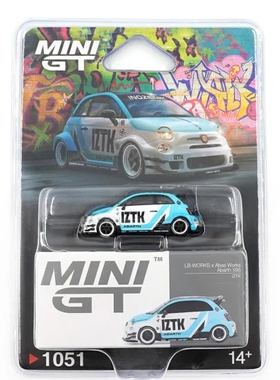 MINIGT 1:64 菲亚特Abarth 595 LB-WORKS x Abas Works IZTK