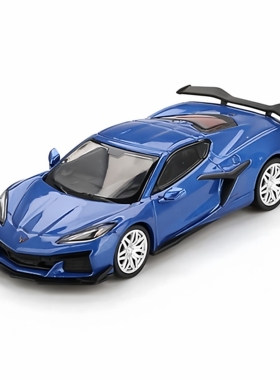 MINIGT 1:64 Chevrolet Corvette Z06 2023 Elkhart Lake 蓝色
