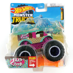HOT WHEELS风火轮大脚车系列1 BAD SCOOP怪兽车玩具车