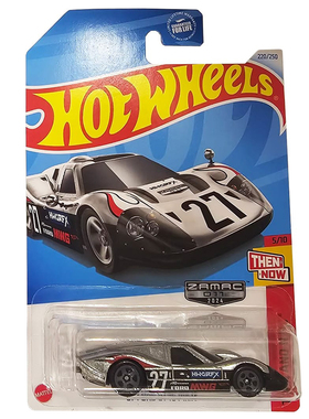 风火轮HotWheels ZAMAC原色车沃尔玛'67 Ford GT40 Mk.IV2024-220