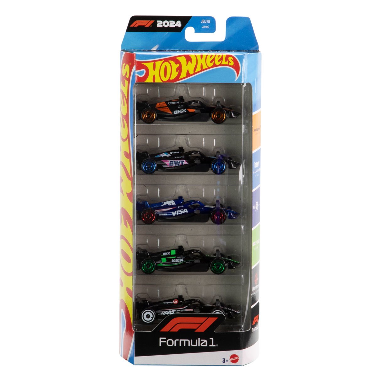 风火轮HotWheels 2025红牛F1赛车五辆装5连包迈凯伦阿尔派方程式