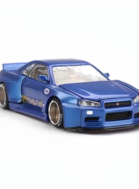 Kaido House 1:64 Nissan Skyline GT-R R34 Kaido Works V2 Aero