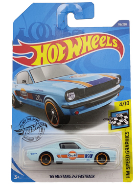 风火轮HotWheels 65 MUSTANG 2+2 FASTBACK海湾福特野马 2020-116
