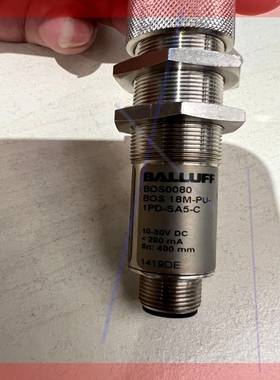 询价!全新进口巴鲁夫BOS0080传感器BOS 18M-PU-1P