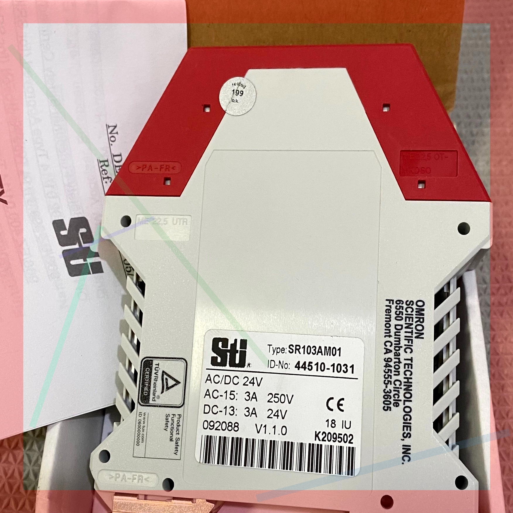 询价!全新Sti安全继电器 SR103AM01 44510-103