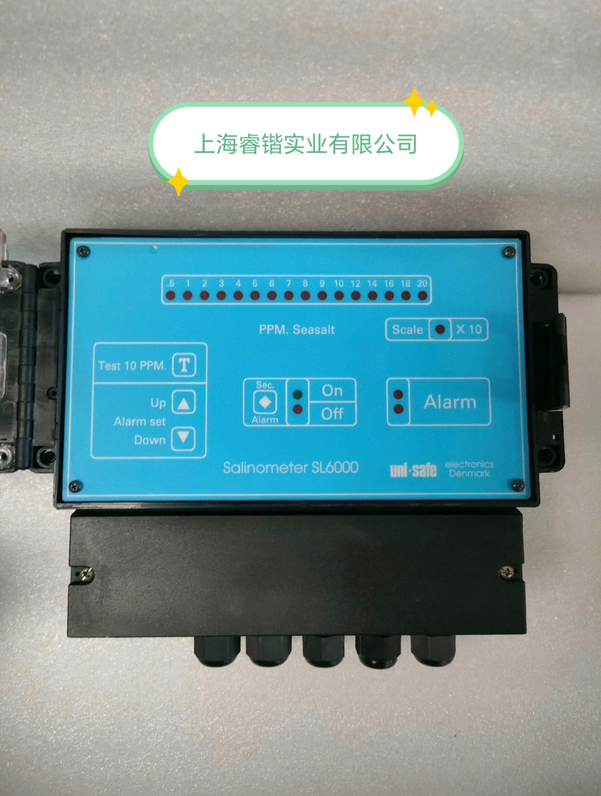 丹麦UNI-SAFE SL6000 盐度计带接线盒 全新未使用备件