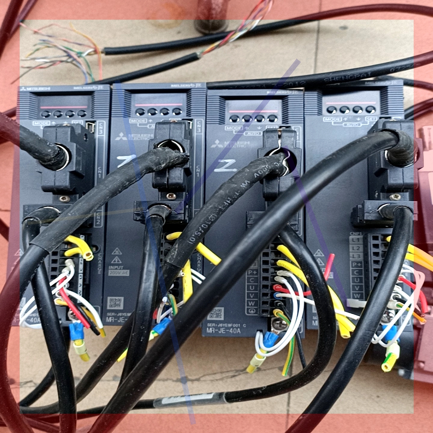 询价!原装三菱伺服套装JE系列MR-JE-40A+HG-KN43B