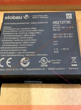 询价!elobau安全继电器 4621273E 462121H1
