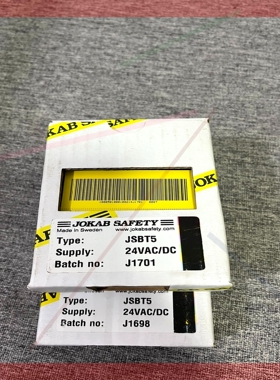 询价!JOKAB佳可宝全新原装安全继电器JSBT5 24VAC/DC