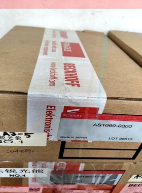 询价!BECHOFF倍福伺服电机型号:AS1060-0000