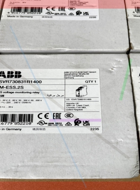 询价!全新ABB单相电压监视器CM-ESS.2S  1SVR730