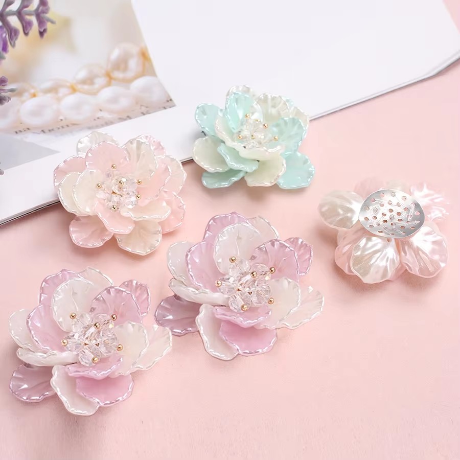 亚克力大花胸针手腕花装饰配件