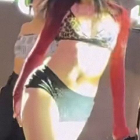 HXIEN豹纹运动内衣运动背心辣妹bra带胸垫纯棉运动防震美背图片