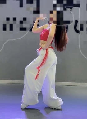 HXIEN烫钻闪钻抹胸美式复古挂脖背心爆闪吊带