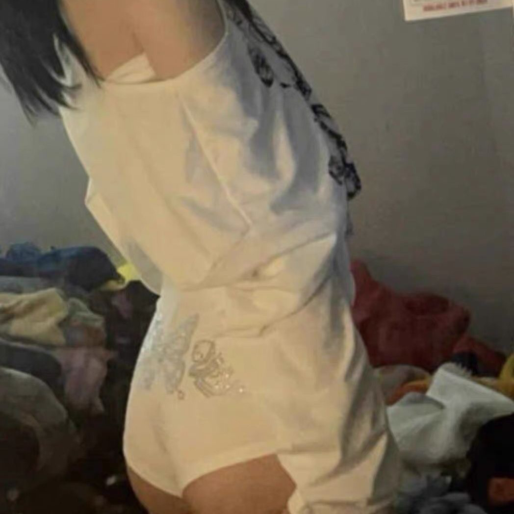 韩国蝴蝶烫钻短裤heels舞服 jazz高弹性感 提臀黑色爵士舞防走光