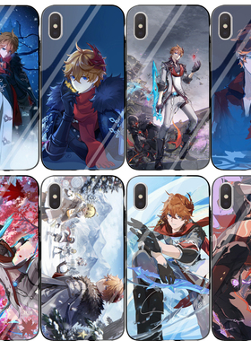 原神达达利亚手机壳适用opporeno9苹果15 14 13 vivox90小米华为nova10红米k60荣耀80黑鲨5一加11三星s24