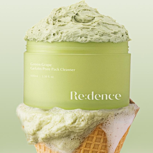 韩国直邮Redence青葡萄 毛孔清洁-修护洗面奶洁面面膜一体两用