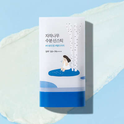 韩国直邮 ROUNDLAB 独岛 柔恩莱 白桦树防晒棒清爽不黏腻防紫外线
