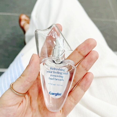 韩国直邮高颜值清新口气Garglin清新口气薄荷口喷15ml便携随身