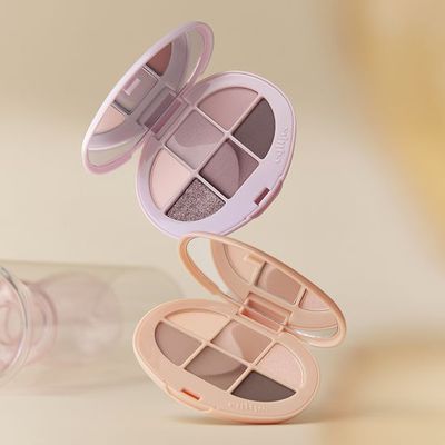 eglips 珠哑光自然立体轻薄六色眼影盘 新颜色4#5#6# 韩国直邮