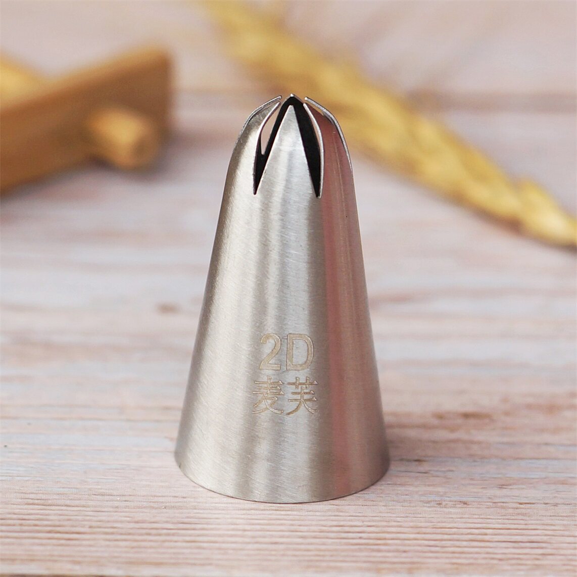 2D号6齿304不锈钢 中号六齿奶油裱花嘴曲奇嘴 玫瑰 酸奶溶豆|msdalam kategori dapur/memasak Appliances, barbeku/bakeware, perkakas dapur penaik DIY, tips Pastry/menghias gun/piping bag - dari Buy2taobao.com untuk memberikan perkhidmatan ejen Taobao profesional membeli