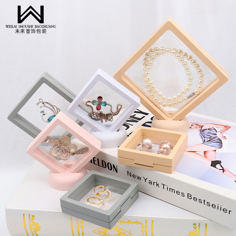 PE薄膜悬浮柜台展示盒饰品首饰架手镯包装佛珠展示架透明盒子道具,饰品/流行首饰/时尚饰品新,首饰展示架,淘宝优惠券,粉丝福利购,淘宝优惠卷