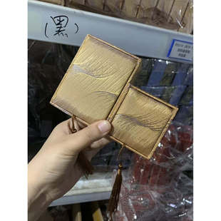 流苏金羽毛款方形戒指锦盒把件盒饰品手链吊坠复古首饰盒定制LOGO
