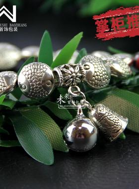 弹力线福袋铃铛吊坠礼物饰品手链