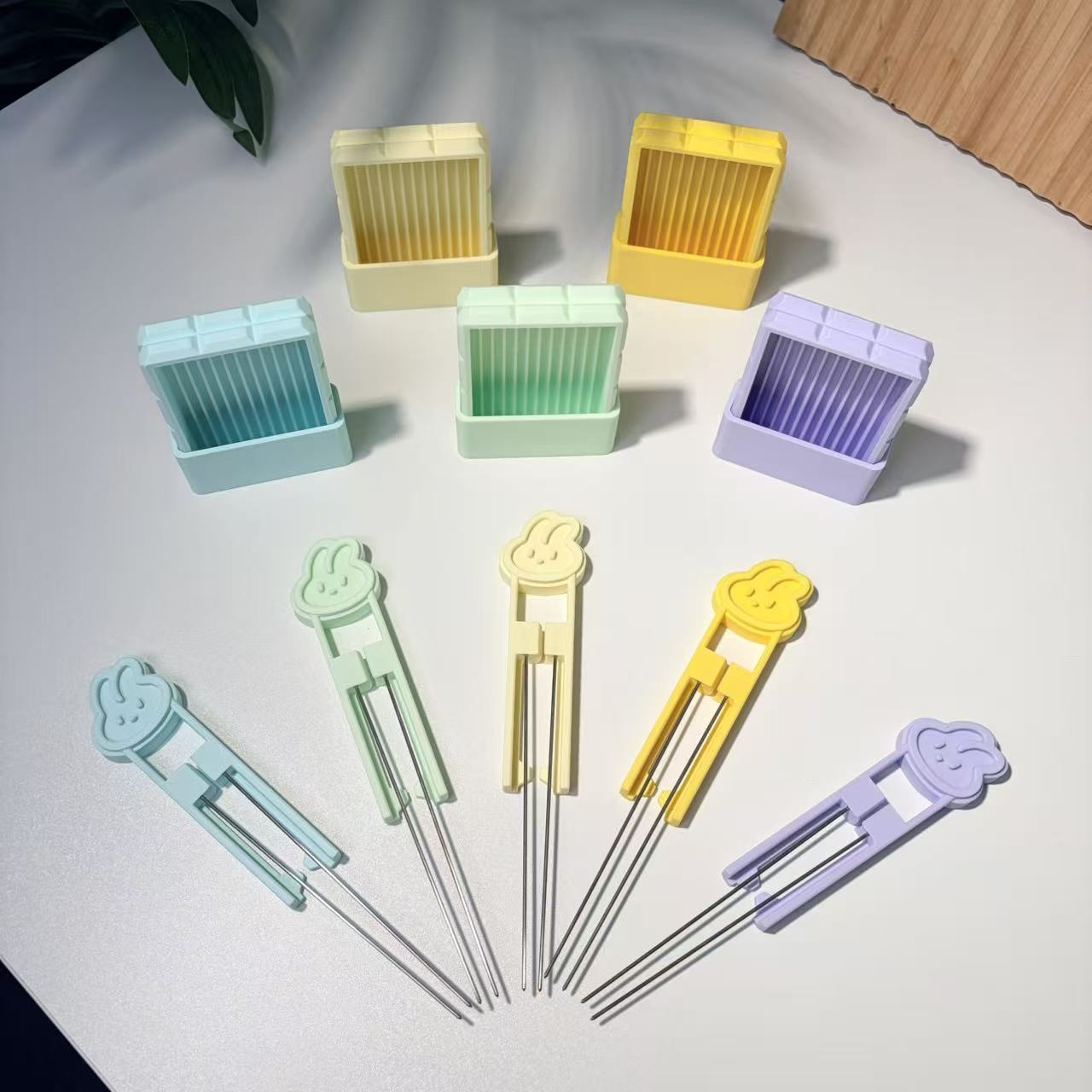 玲子家原创3D兔子豆笔 豆铲豆针DIY材料包mard全套拼豆工具神器