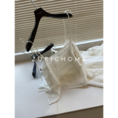 孤ZURICH 白色双层刺绣半裙 重工刺绣吊带 HOME 重工重料法风少女