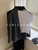 短袖 怒荐 T恤 实用百搭 棉舒适白色小短款 好穿好搭小短款 显比例