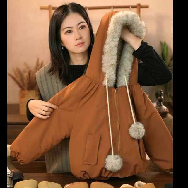 澄澄一家男童加厚棉服网红座山雕