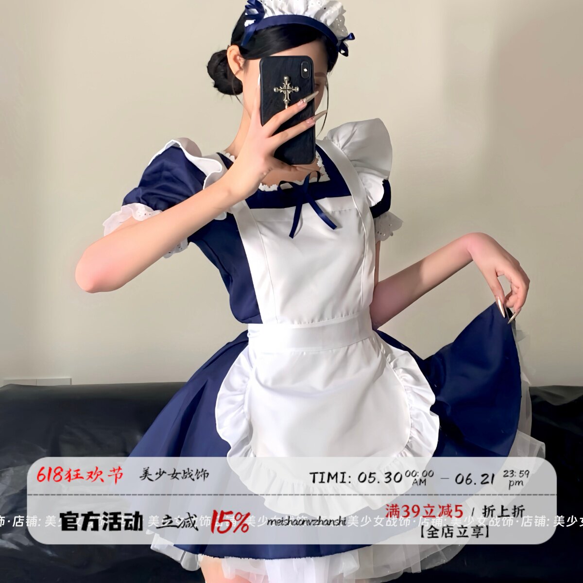 小厨娘Llolita短款天使女仆