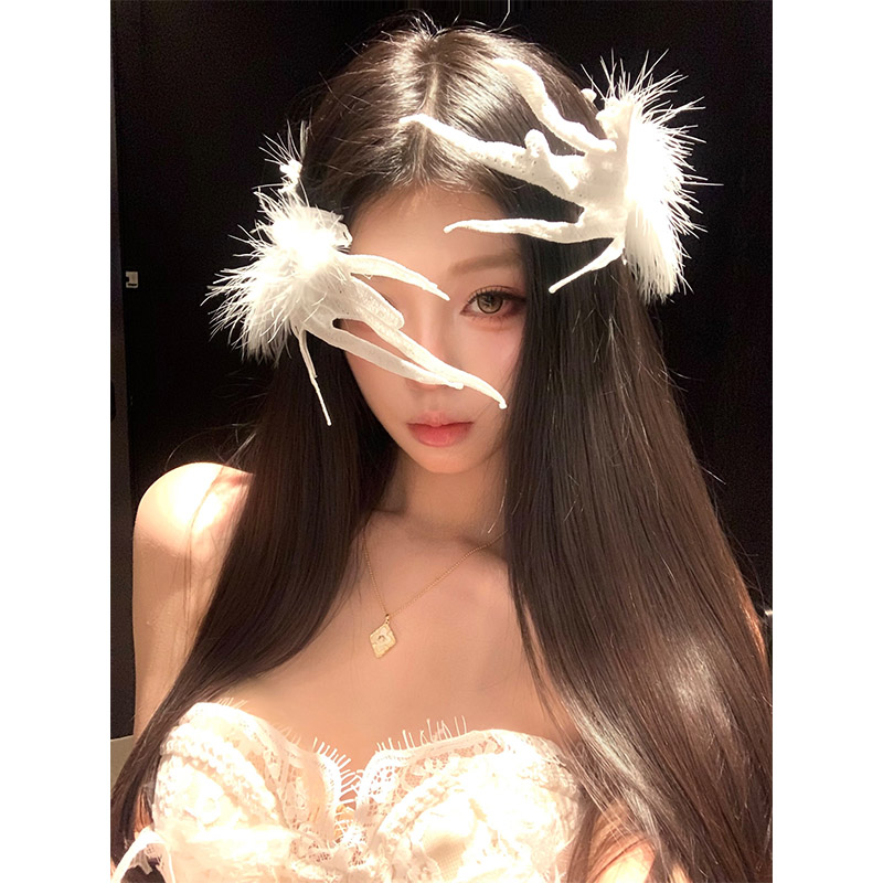 万圣节洛丽塔天使之翼发夹