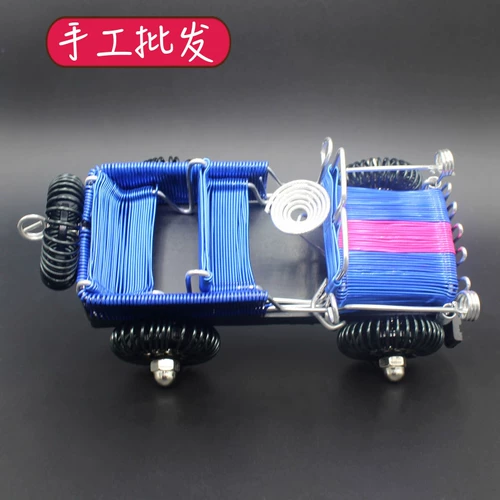 Плетеный внедорожный джип, игрушечная машина, модель автомобиля, металлическая игрушка, DIY, подарок на день рождения