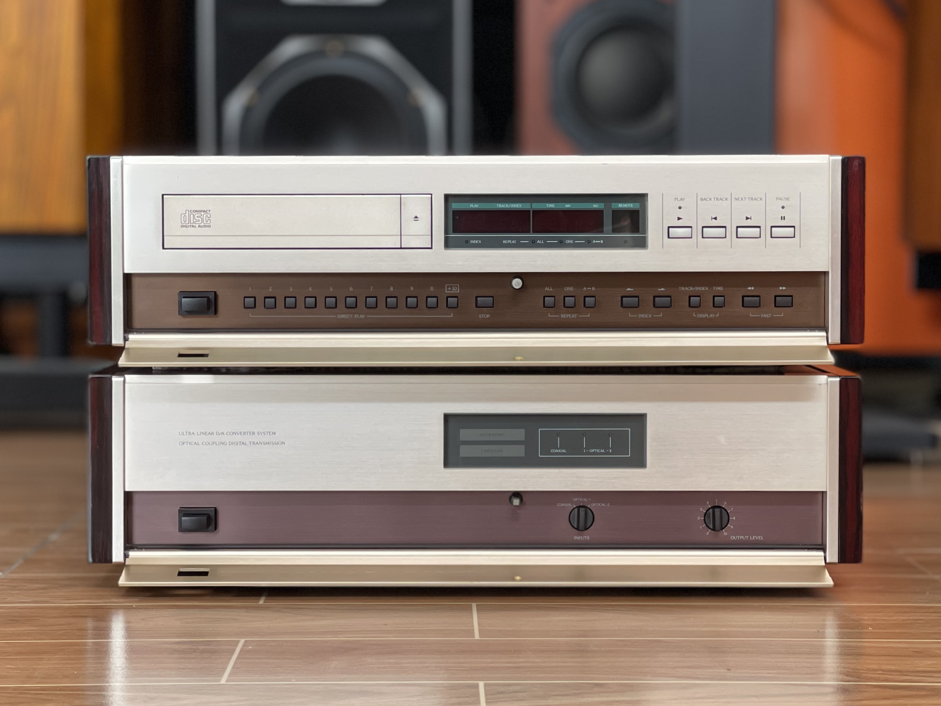 日本Accuphase/金嗓子DP-80+DC-81经典发烧高端转盘解码CD播放机