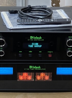 美国Mclntosh/麦景图 C1100C+C1100T 经典发烧高端旗舰前级功放机