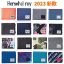 潮牌Herschel Roy 代购 美国正品 Wallet帆布钱包卡包男女学生ins风