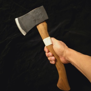【户外板斧】砍牛骨头斧子手工锻打65锰钢锻打斧头35cm手柄户外板