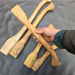 【手工手柄】斧子把手锤子手柄水曲柳槐木柄硬木柄锤子柄山核桃木