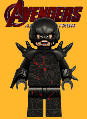 适用小颗粒正义联盟XP543黑闪电第三方拼装积木儿童人仔玩具