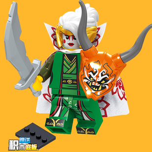 幻影忍者大电影第八季A007晴美公主第三方拼装积木人仔玩具礼物